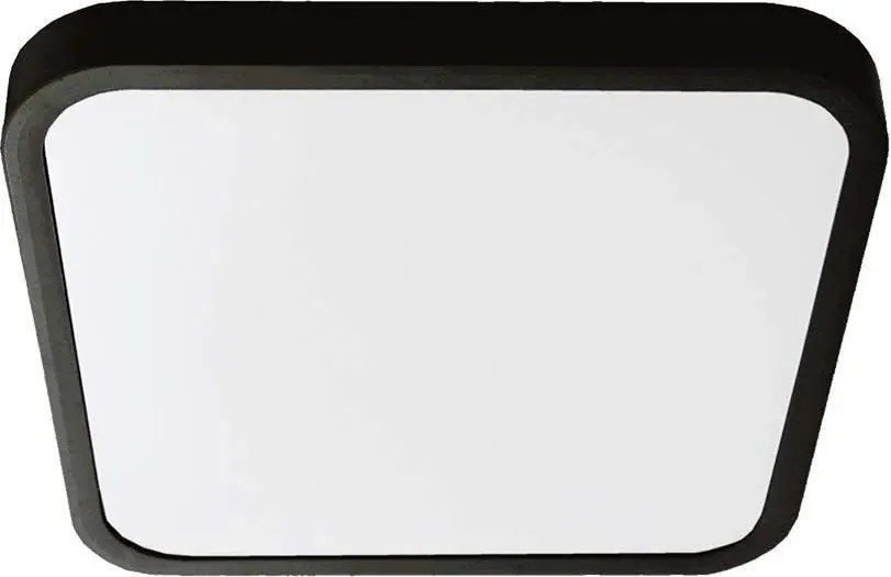 V-tac Led plafon 18W 6500K IP44 Négyzet 25cm Fekete