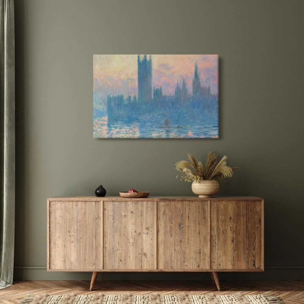 Kép - Claude Monet, The Houses of Parliament, Sunset, reprodukciók (90x60 cm)