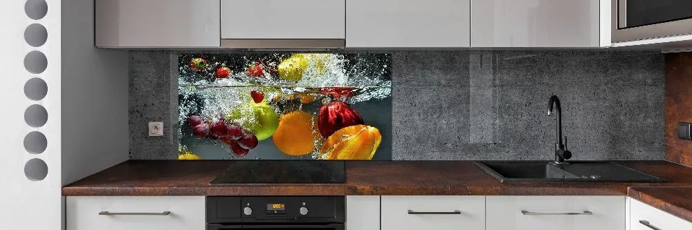 Konyhai hátfalpanel Gyümölcsök és zöldségek pksh-43487877