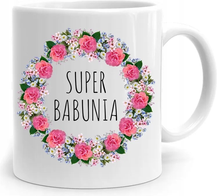 Nagymama Bögre Születésnapra Szuper Nagymama nyomott mintával