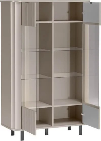 Novado NO-9 vitrin, agyagszürke