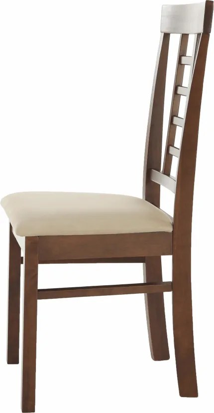 Étkezőszék, dió/bézs, OLEG NEW