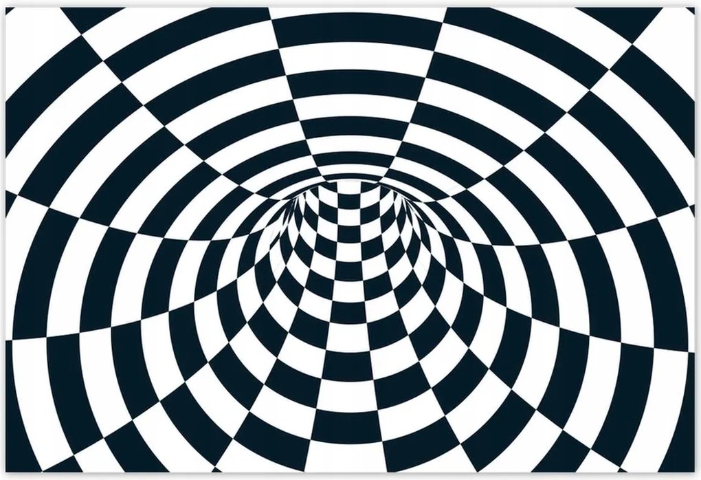 Poszterek 155x105 Absztrakt fekete-fehér