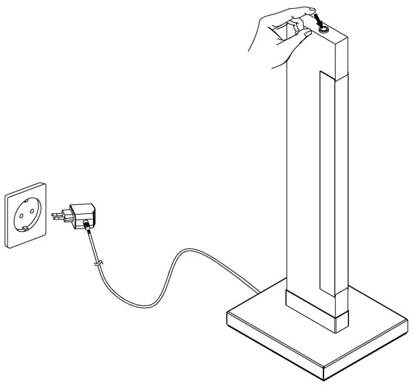 Eglo 99295 - Fényerőszabályozható CAMACHO asztali lámpa LED/6,5W/230V