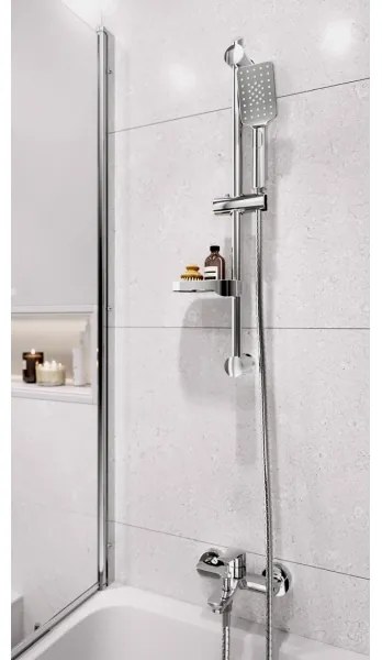 Novaservis - METALIA fürdőkád-szett csapteleppel, fényes króm