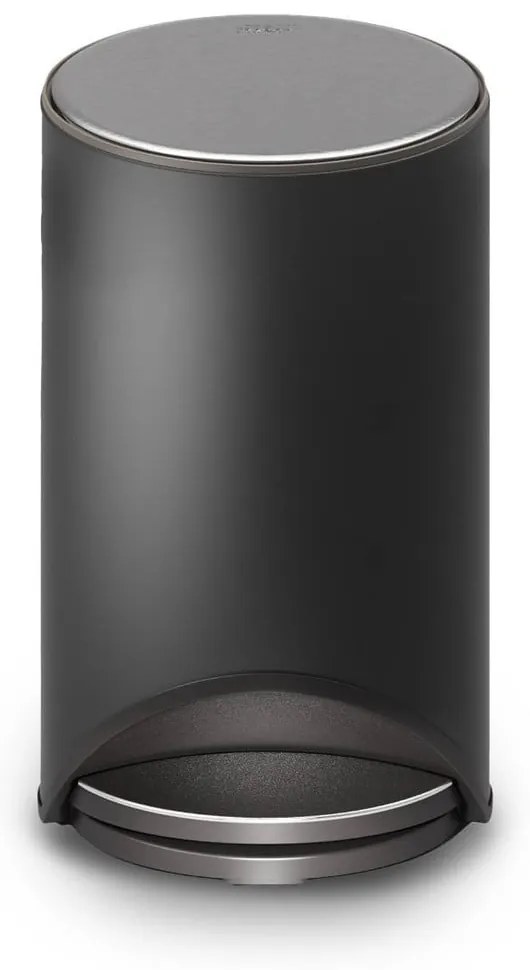 Matt fekete fém pedálos szemetes 10 l Arc – Joseph Joseph