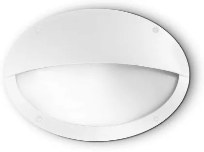 Ideal Lux - Kültéri fali lámpatest POLAR 1xE27/23W/230V IP66 fehér