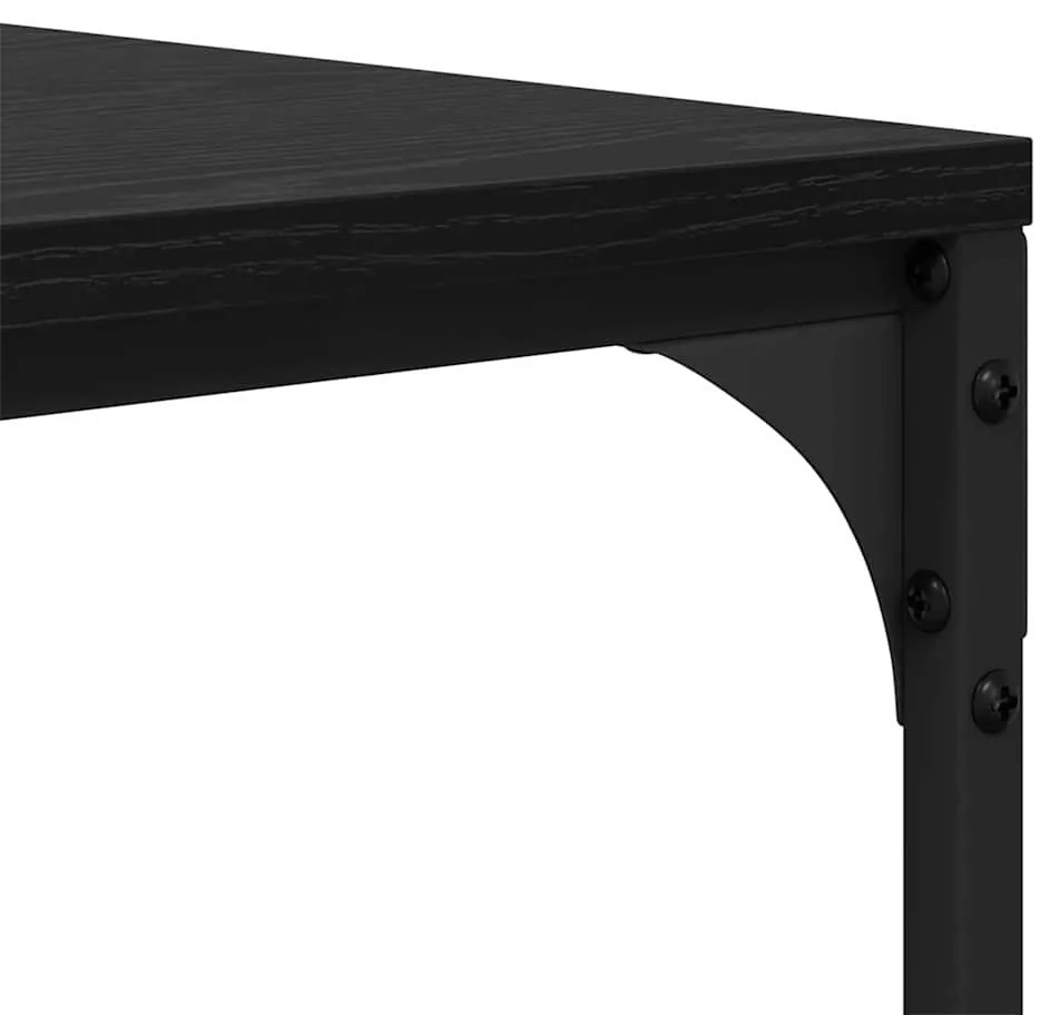 Dohányzóasztal Fekete tölgy 100 x 50 x 35 cm Faanyag