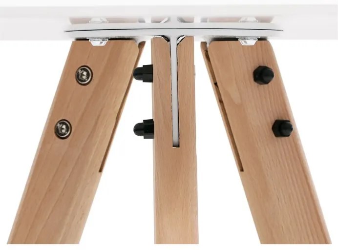 Fehér MDF Étkezőasztal 70×70 cm. DT-320 WT