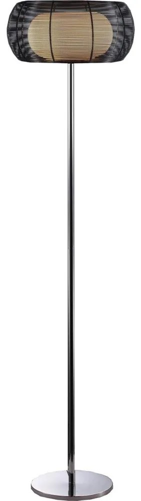 Searchlight 60002 - Állólámpa 2xE27/60W/230V fekete