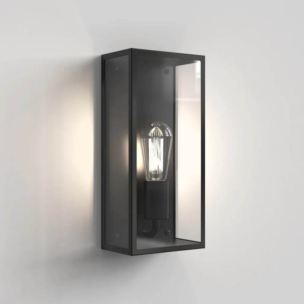 ASTRO LIGHTING 1183031 MESSINA Klasszikus Kültéri Fali Lámpa Fekete E27 IP44