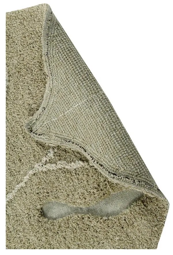 Khaki mosható kézi szövésű pamut gyerek szőnyeg 75x100 cm Mini Monstera Olive – Lorena Canals