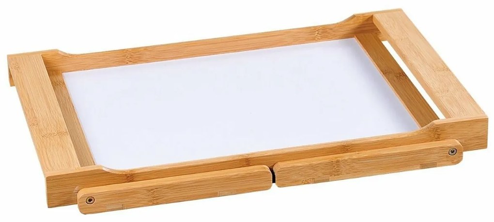 Kesper 77605 Szolgáló tálca összecsukhatólábakkal, bambusz, 54,5 x 33 cm