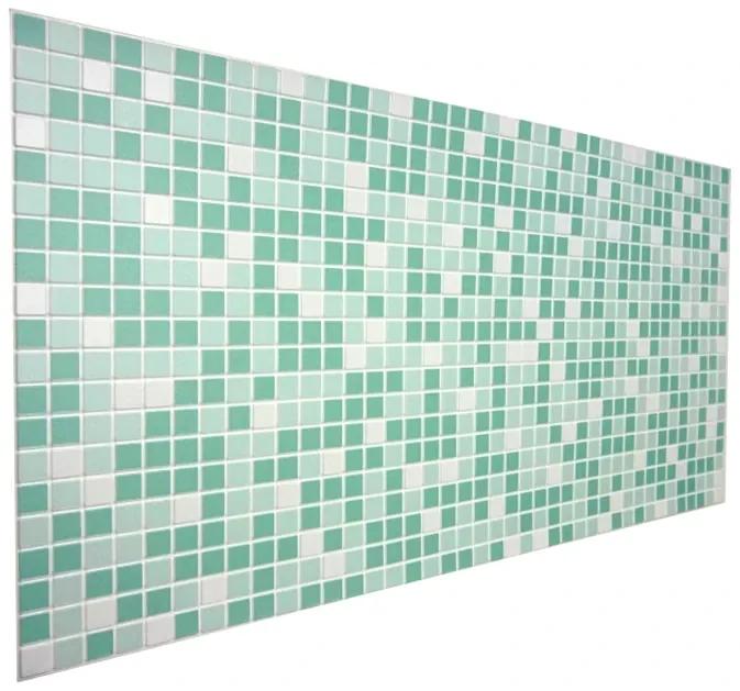 3D PVC falpanel Mosaic Green - zöld mozaik