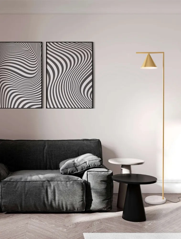 Állólámpa Arany SWAY NOVA LUCE 9501236