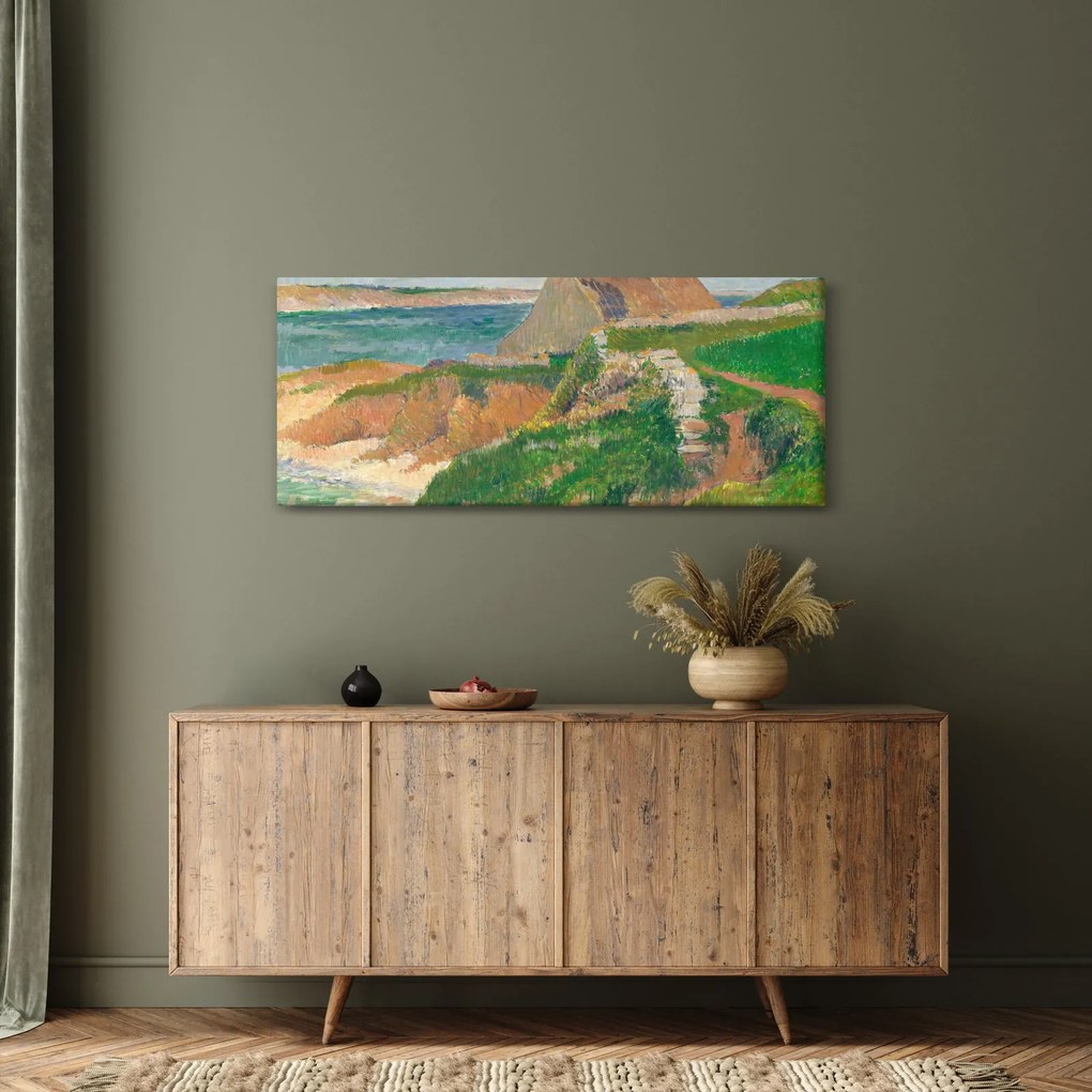 Kép - Henri Moret, The Island of Raguenez, Brittany, reprodukciók (120x50 cm)