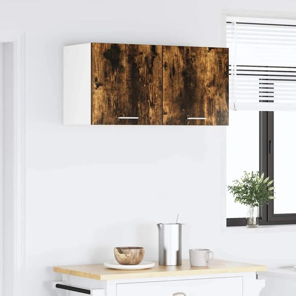 Függő szekrény Riga Füstölt tölgy 80 x 31 x 40 cm Faanyag