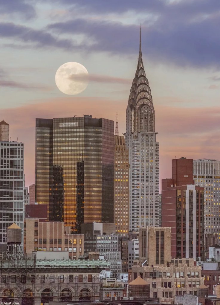 Poszter 20,5x28,4cm Chrysler Building New York 13, Assaf Frank