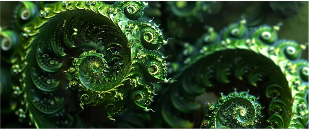 Kép - Spirálok (120x50 cm)