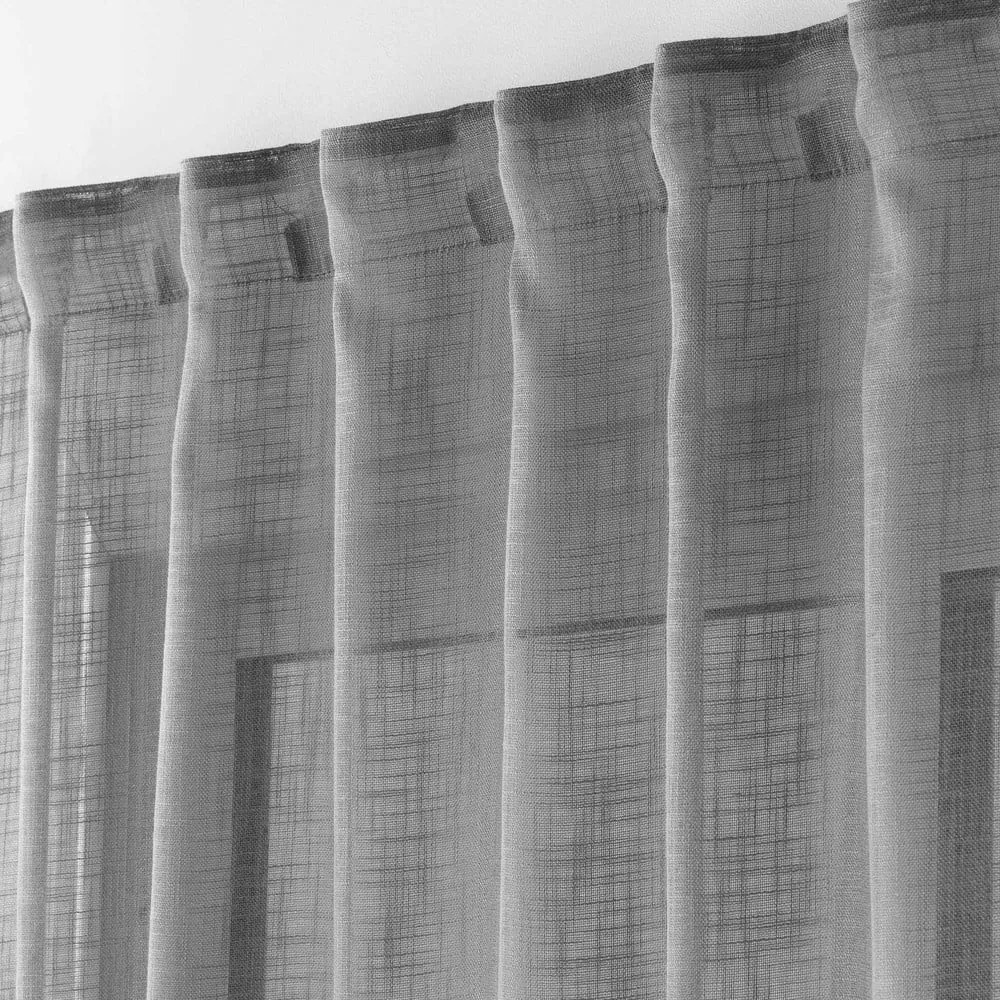 Szürke átlátszó függöny 140x240 cm Haltona – douceur d'intérieur