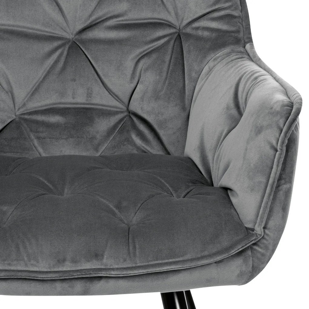 DCH-421 GREY4 étkezőszék szett, 2 db