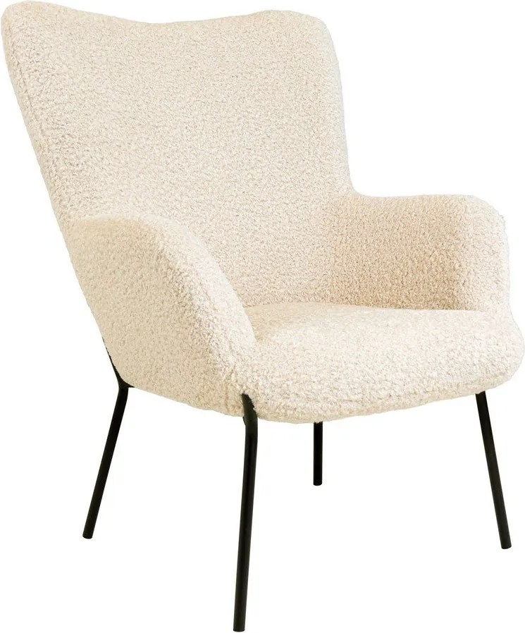 Krémszínű műszőrme fotel Glasgow – Bonami Essentials