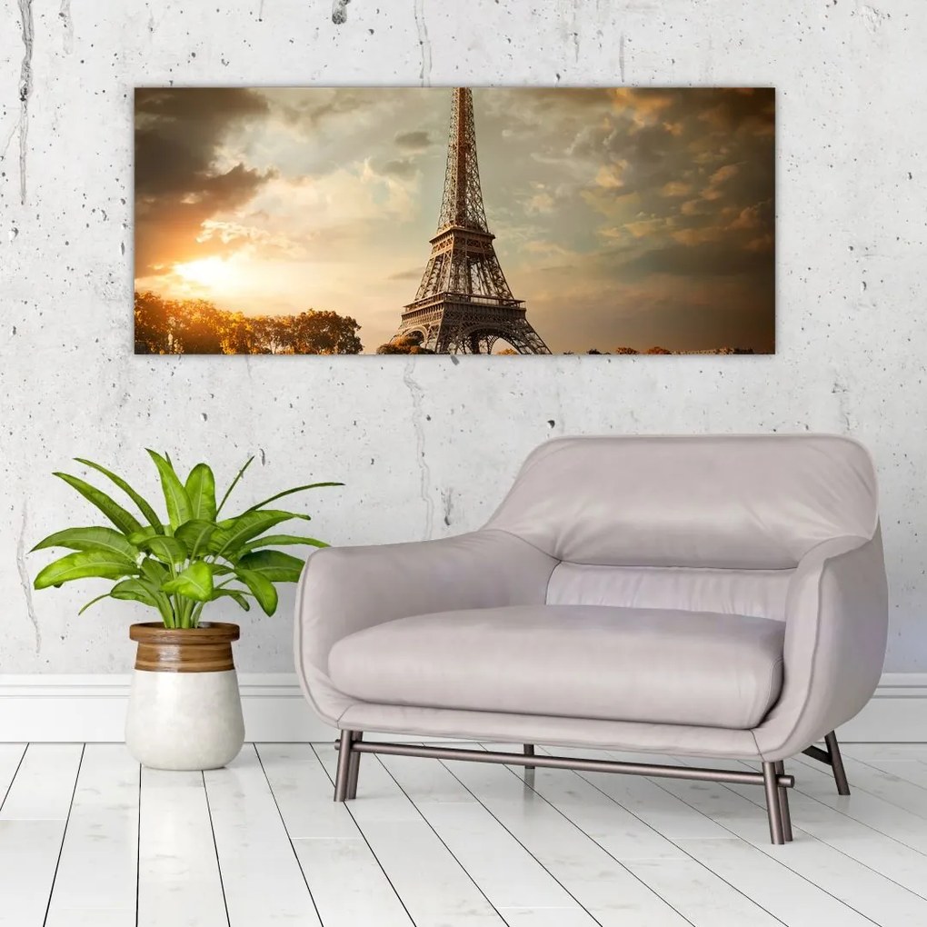 Kép - Eiffel-torony, Párizs, Franciaország (120x50 cm)