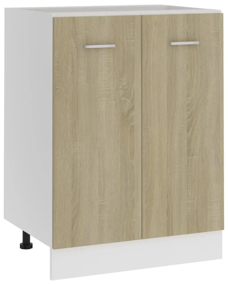 “Lyon” sonoma tölgy színű szerelt fa alsószekrény