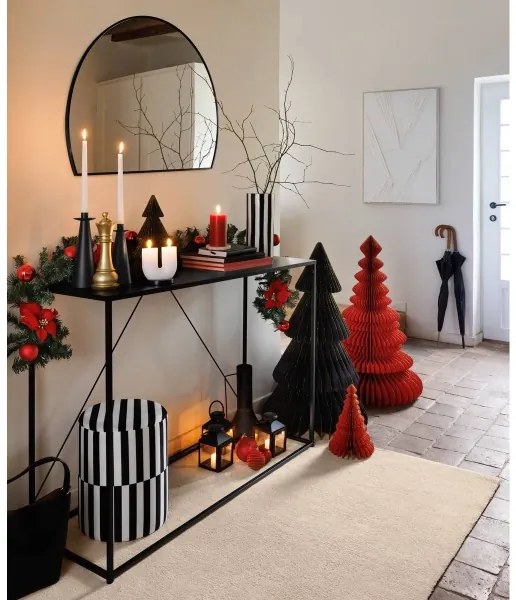 Atmosphera - Fali tükör ALICE 65x90 cm fekete