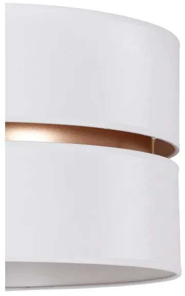 Duolla - Csillár zsinóron DUO 1xE27/15W/230V átm. 40 cm fehér/arany