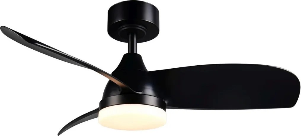 TRIO R62732132 HELSINKI Ventilátoros lámpa Fekete LED IP20