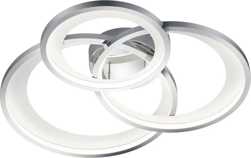 TRIO 673810306 GRANADA Modern LED Mennyezeti Lámpa Ezüst LED IP20