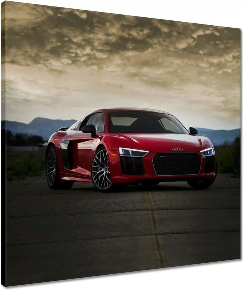 Vászonkép 50x50 Piros Audi Autó