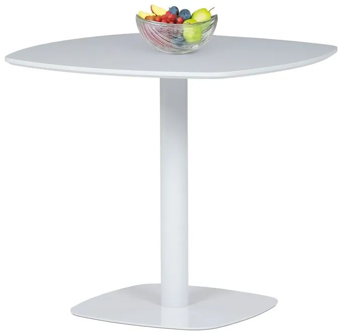 Étkezőasztal 80×80 cm, MDF, Fehér. DT-X7117 WT