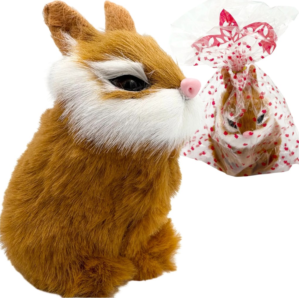 Nyuszi figura nyuszi figura haj aranyos húsvéti nyuszi dekoráció