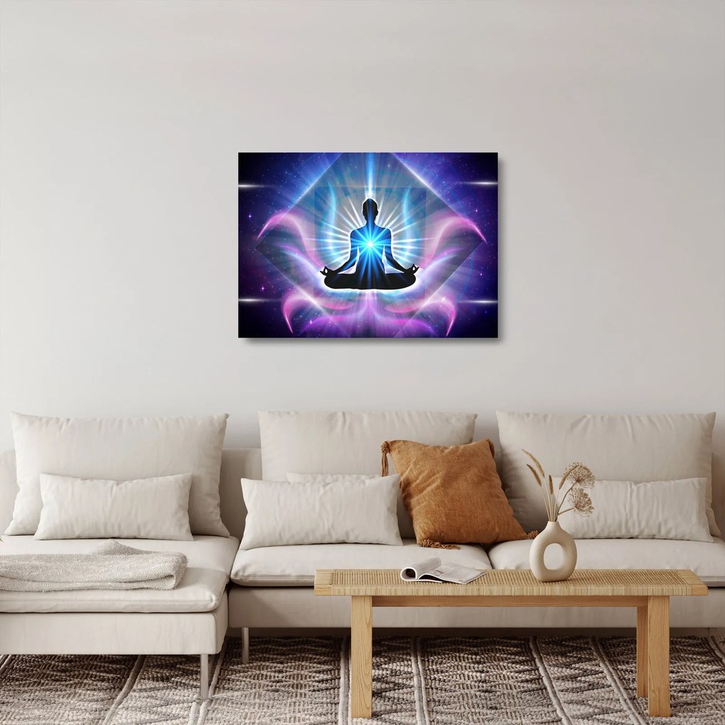 Kép - Meditáció (üvegen) (70x50 cm)