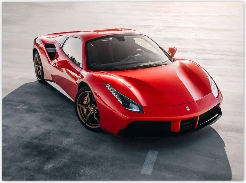 Poszterek 135x100 Piros Ferrari lövedék