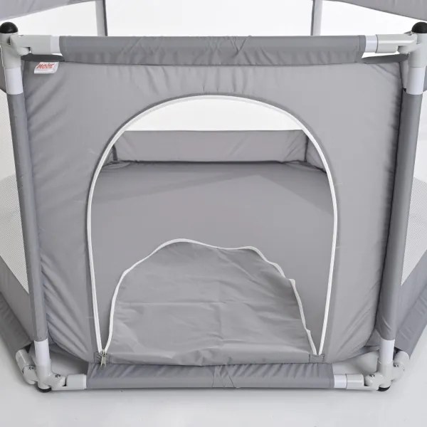 Játékkarám 120 cm szürke