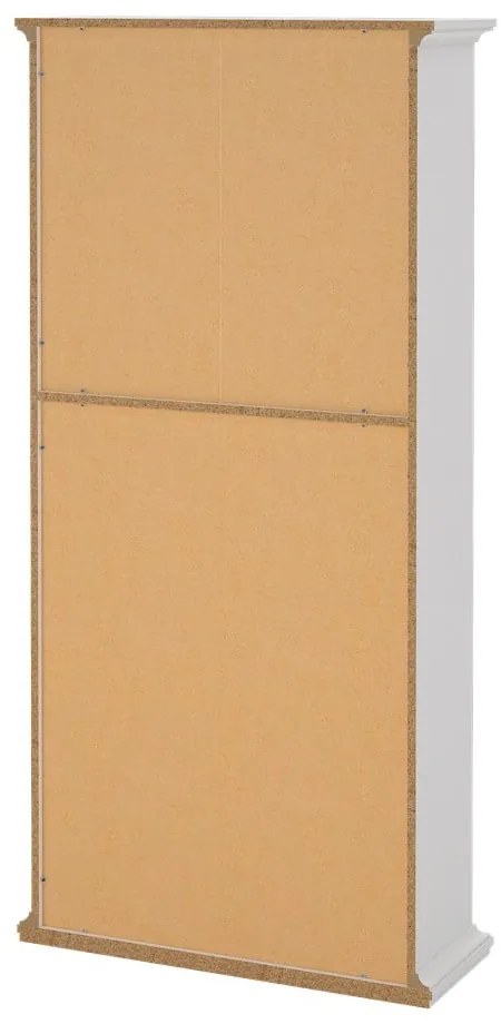 Fehér könyvespolc 96x201 cm Paris – Tvilum