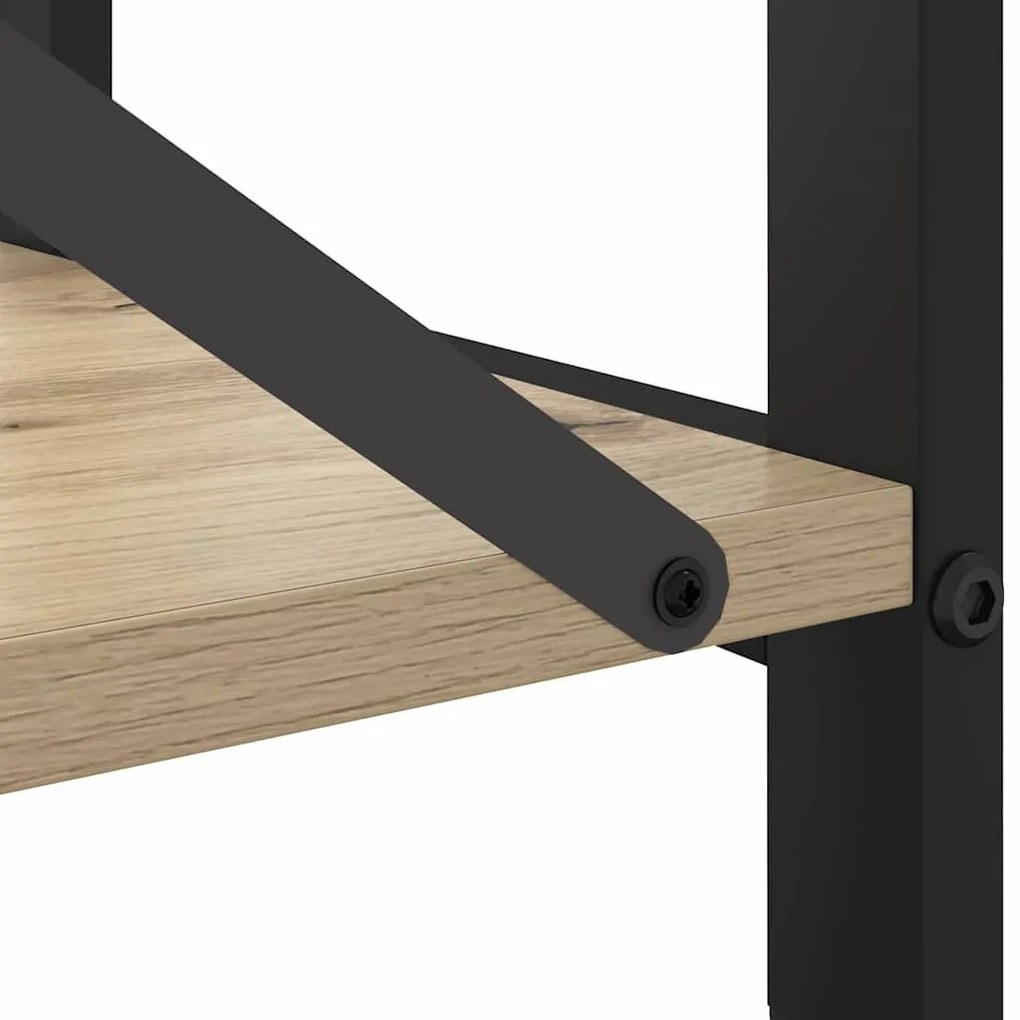 Könyvszekrény sonoma tölgy 80 x 30 x 48.5 cm Faanyag