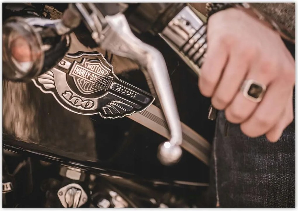 Poszterek 100x70 Motorkerékpár Klasszikus Motor