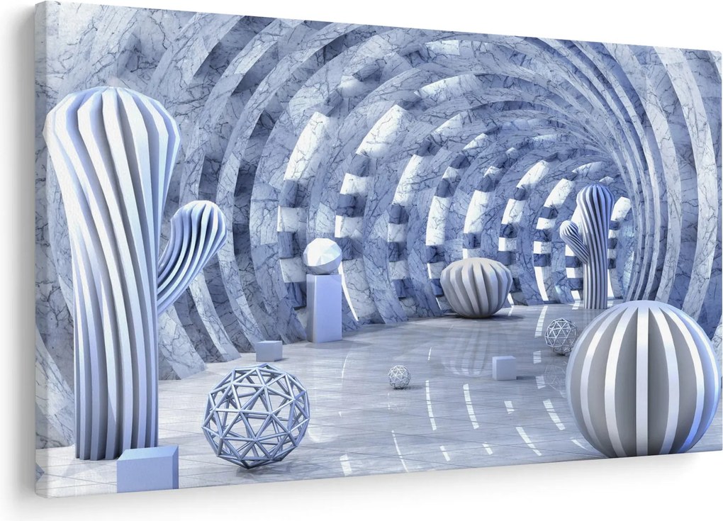 Kép - 3D absztrakció (90x60 cm)