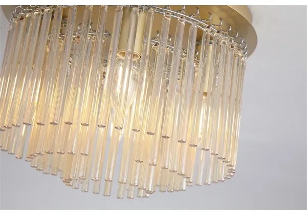 Searchlight 55620-320CP - Mennyezeti lámpatest SWIZZLE 5xE14/60W/230V, átmérő 32 cm, arany