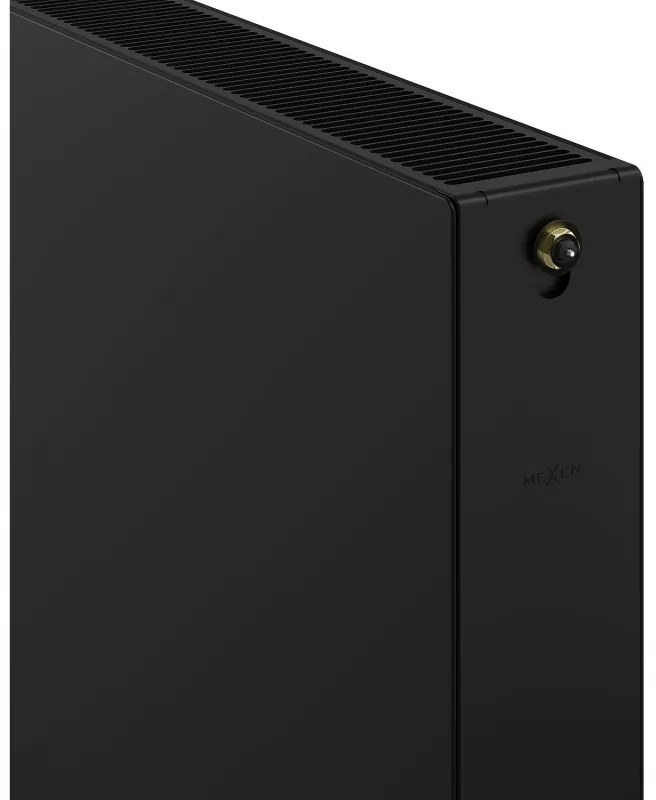 Mexen CVF22, lapos radiátor 900 x 700 mm, alsó csatlakozás, 1540 W, fekete, W622F-090-070-70