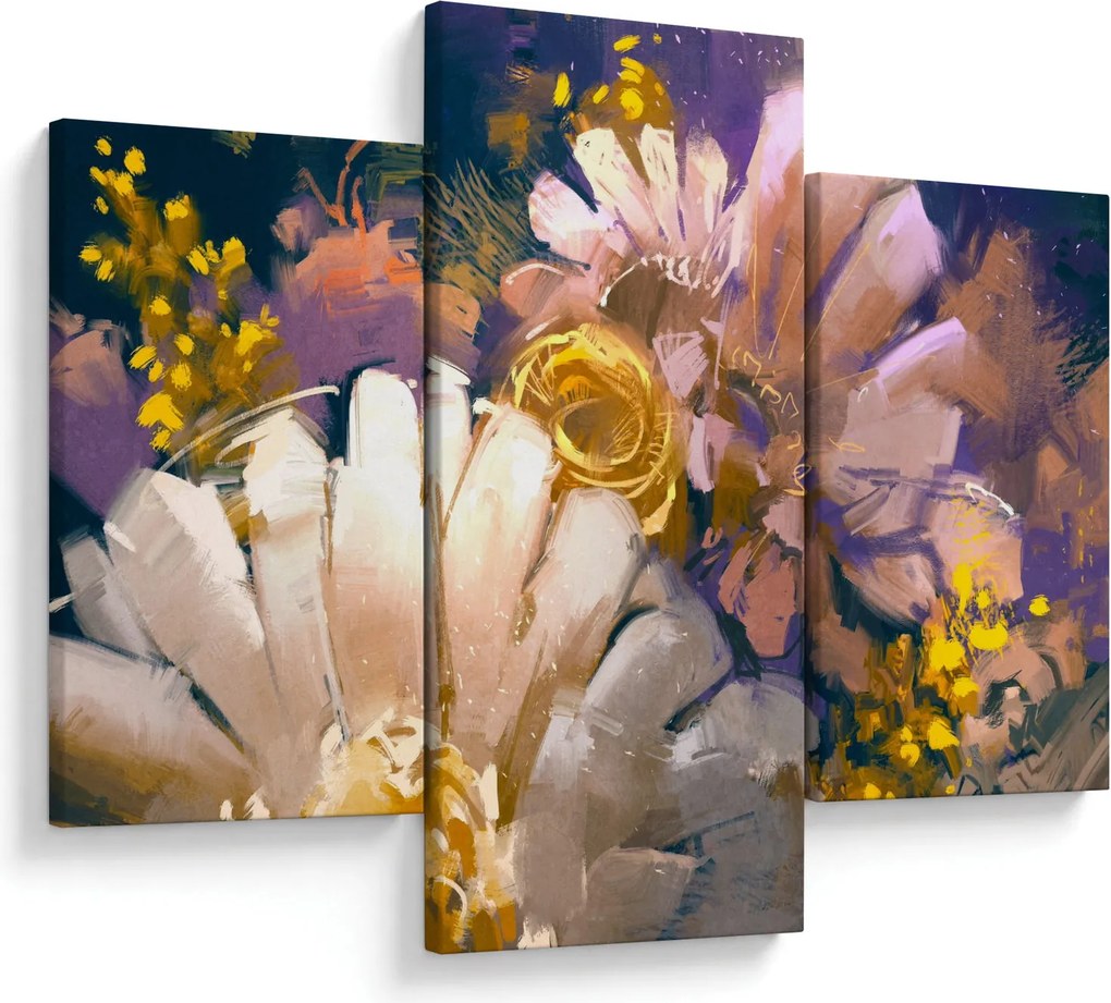 Virágok képe (90x60 cm)
