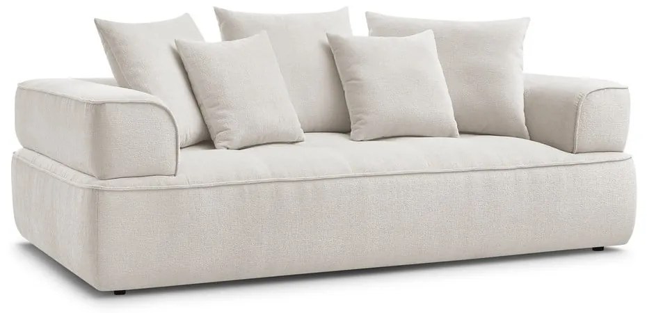 Bézs zsenília kanapé 237 cm Whesley – Bobochic Paris