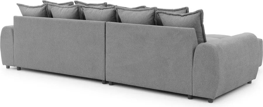 Szürke sarokkanapé (bal oldali-heverő résszel) Albane – Ropez