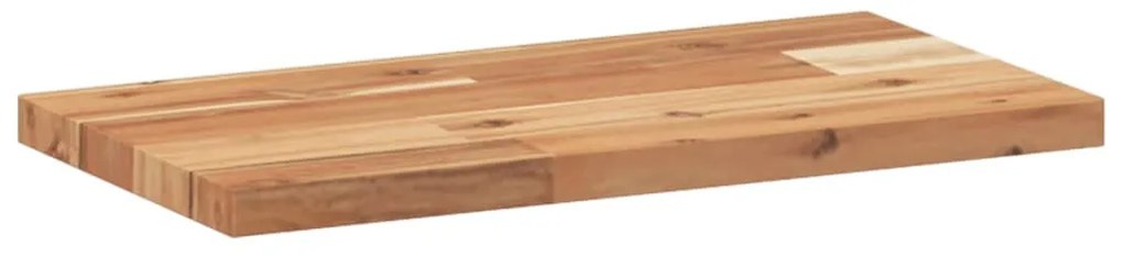 2 db olajbevonatú tömör akácfa függőpolc 60 x 20 x 2 cm