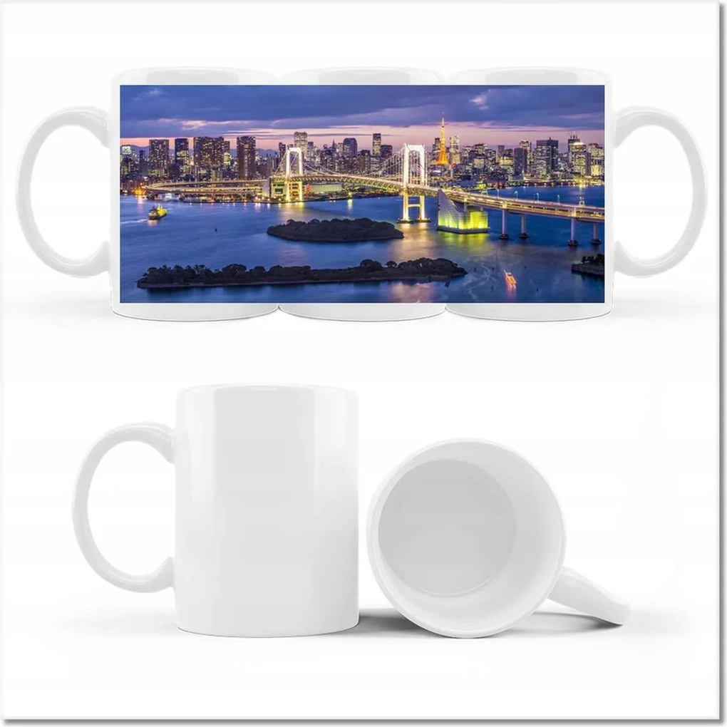 Fényképes bögre Szivárványhíd Tokióban