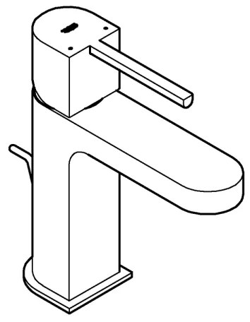 GROHE 32612003 - PLUS mosdócsaptelep, S méret, fényes króm